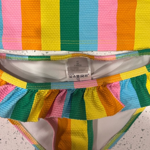 Old Navy Rainbow Two Piece Swimsuit - Picture 3 of 4
